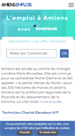 Mobile Screenshot of amiens-emplois.com