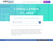 Tablet Screenshot of amiens-emplois.com